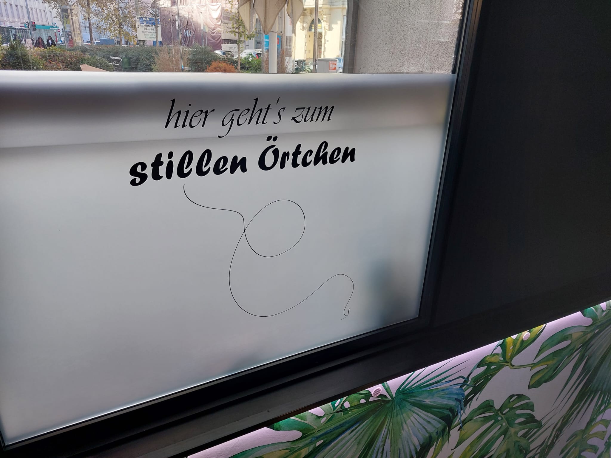 Fensterbeklebung